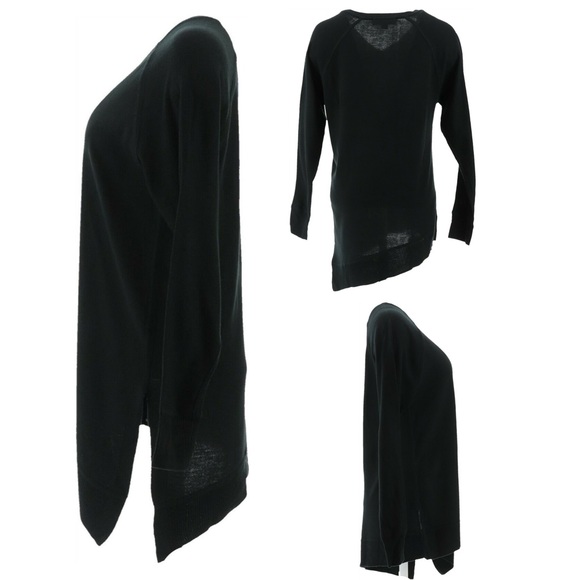 New Belle Gray By Lisa Rinna Asymmetrical Sweater - Picture 5 of 5